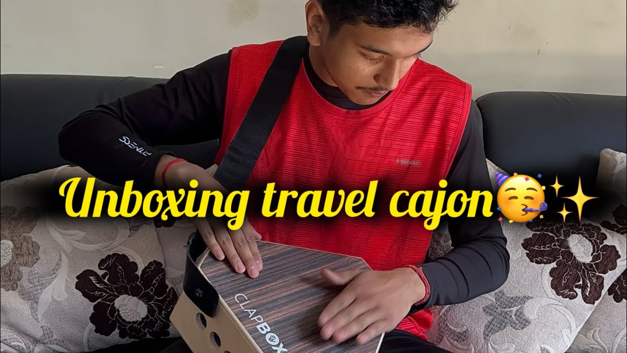 Unboxing & playing the new travel cajon@clapbox.experience