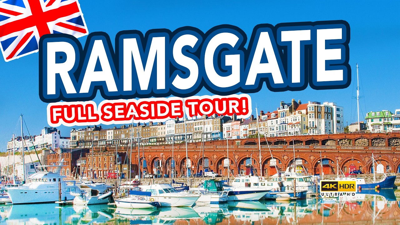 RAMSGATE | The ultimate tour of Ramsgate from town centre to beach | 4K Walking Tour