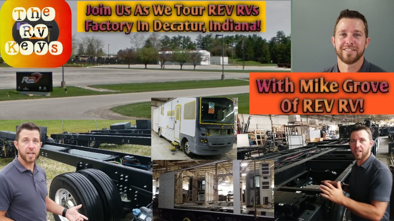 ❓How Does REVRV Make Motorhomes❓❓ REV RV Decatur Indiana Factory Tour July 2022 TheRVkeys Episode 48