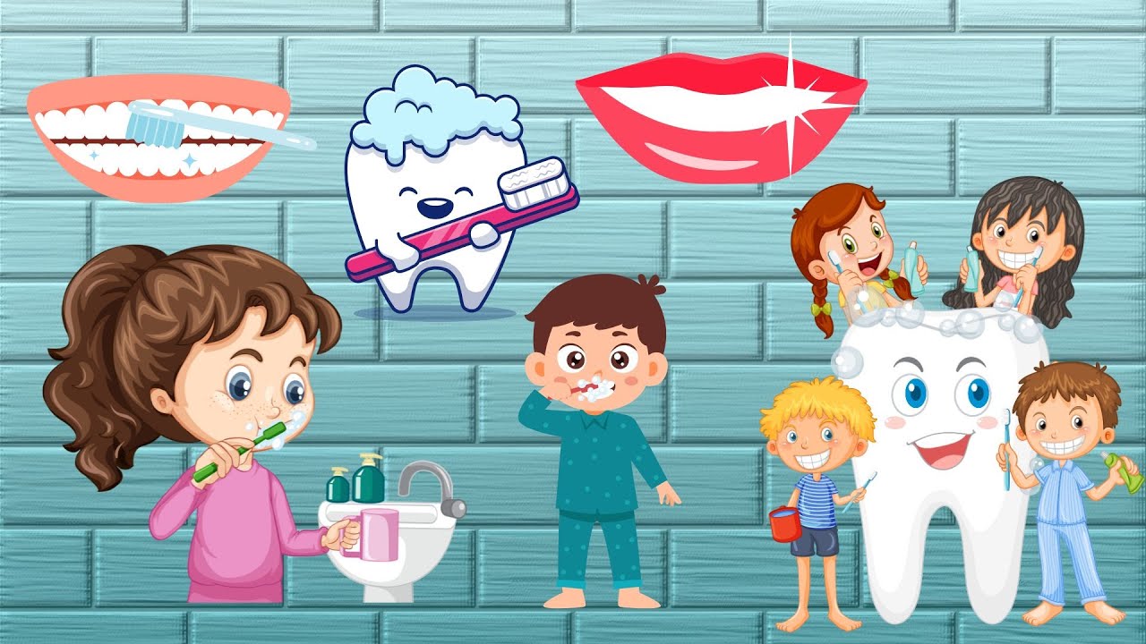 Brosse Tes Dents Chanson | Se Brosser Les Dents | Chansons pour Enfants |  Brush Your Teeth #enfants