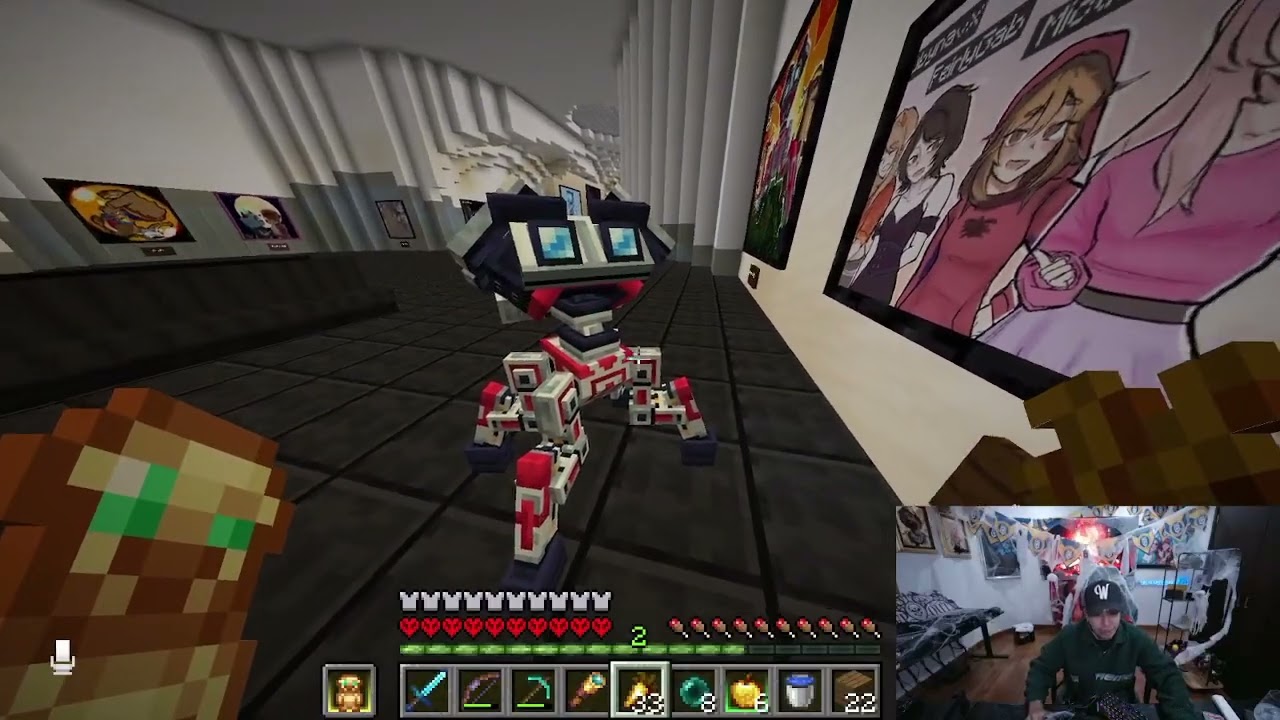 WESTCOL JUGANDO MINECRAFT RODEADO DE MUCHAS CHICAS