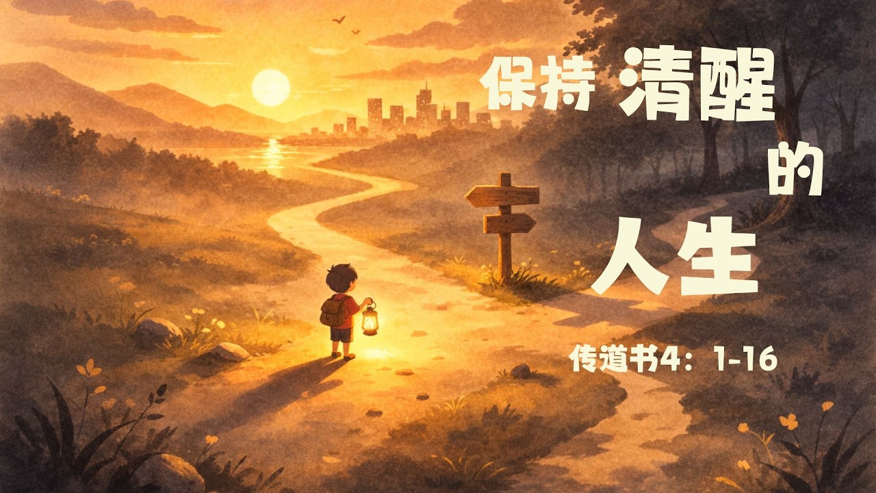 20260301 保持清醒的人生 传道书四章1-16节（中德双语）江平传道