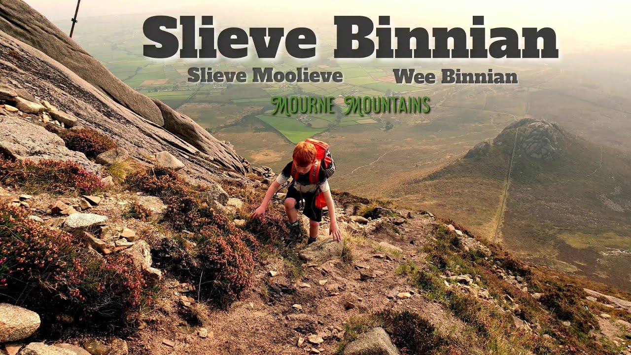 Slieve Binnian, Wee Binnian and Slieve Moolieve Mourne Mountains Northern Ireland.