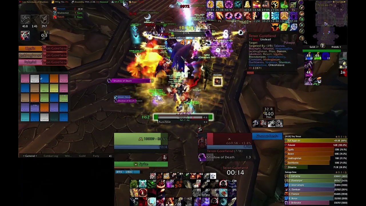 TBC BM Hunter Top 100 Parses in BT/Hyjal (Melee Weaving)