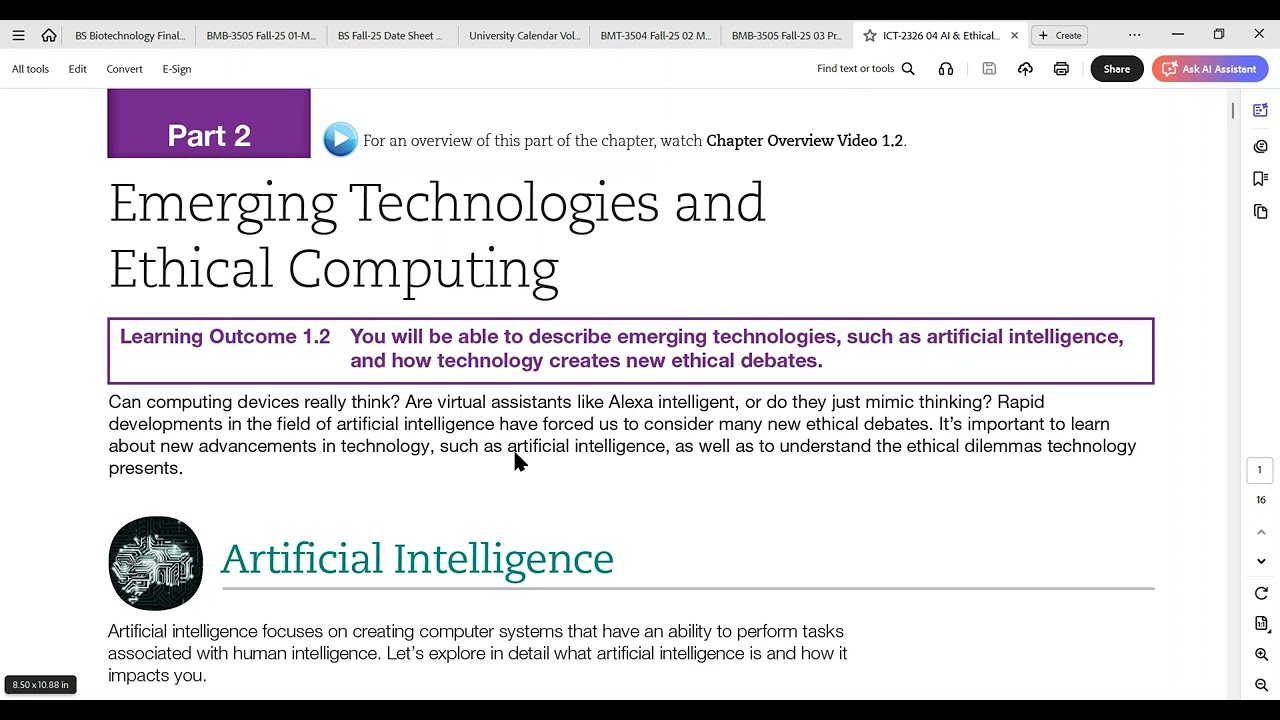 Artificial Intelligence | ICT-2326 Fall-25 13-01-2026