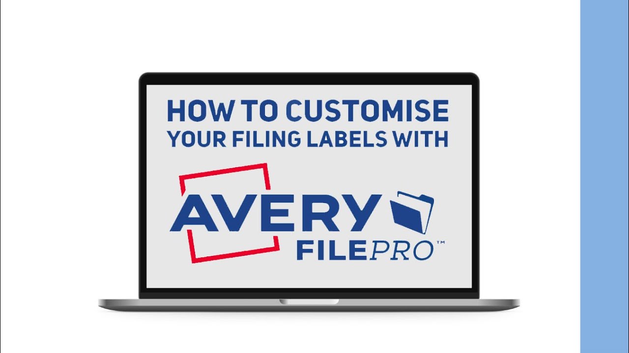 How to use Avery Filepro (Lateral Filing Software)