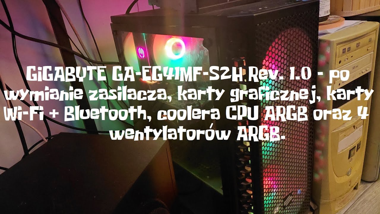Gigabyte GA-EG41MF-S2H Rev. 1.0 - po ulepszeniu komputera stacjonarnego.