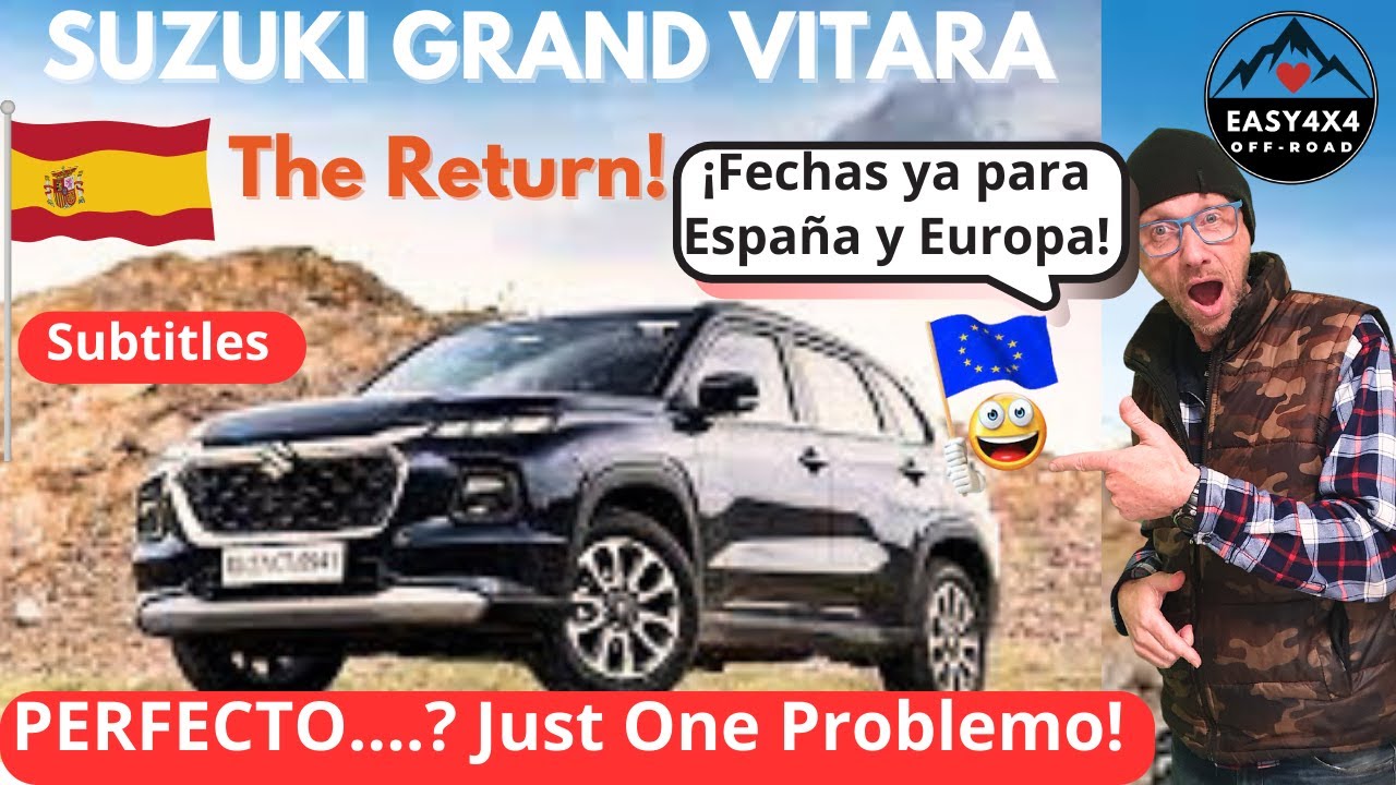 El nuevo SUZUKI GRAND VITARA 2024 ¿UN ICÓNO RENACIDO? ¿Cuál es la pega? y.  PUEDE LLEGAR a ESPAÑA!