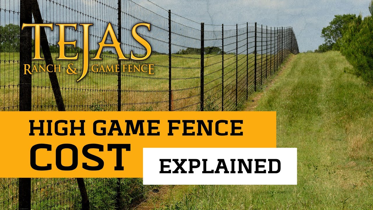 High Game Fence Cost Explained