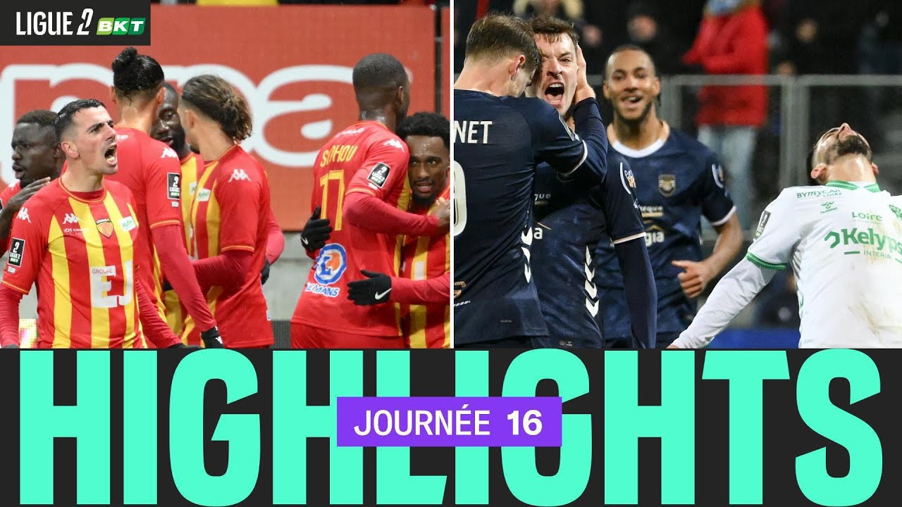 R&eacute;sum&eacute; 16&egrave;me journ&eacute;e - Ligue 2 BKT 25/26
