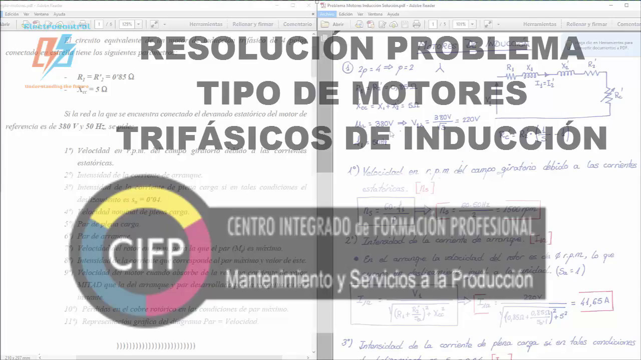 Motores de inducción. Cálculos básicos.