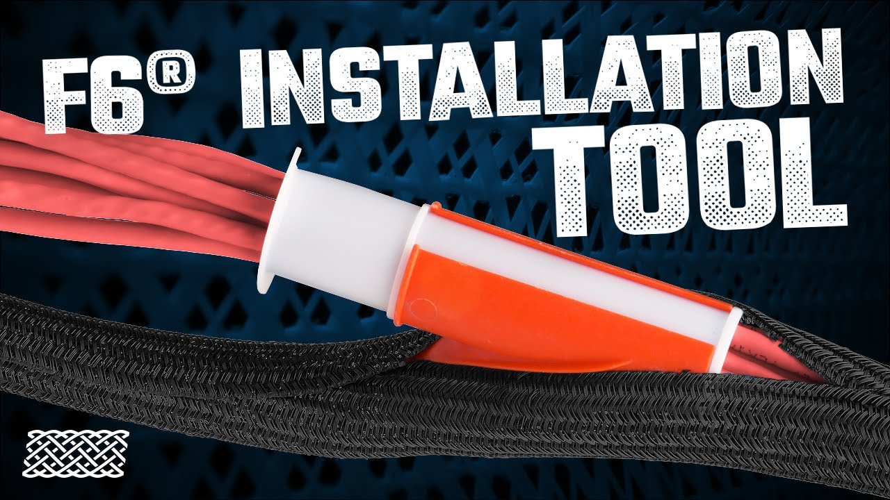 Techflex&reg; F6&reg; Installation Tool | The Fastest Way to Install Split Braided Sleeving