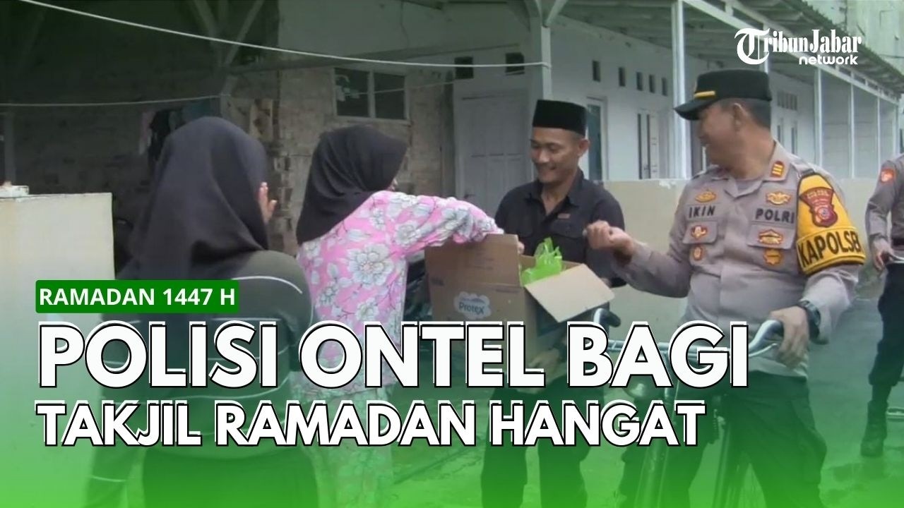 Tiba-Tiba Polisi Datang Pakai Sepeda Ontel, Warga Pagaden Kaget Saat Ngabuburit!