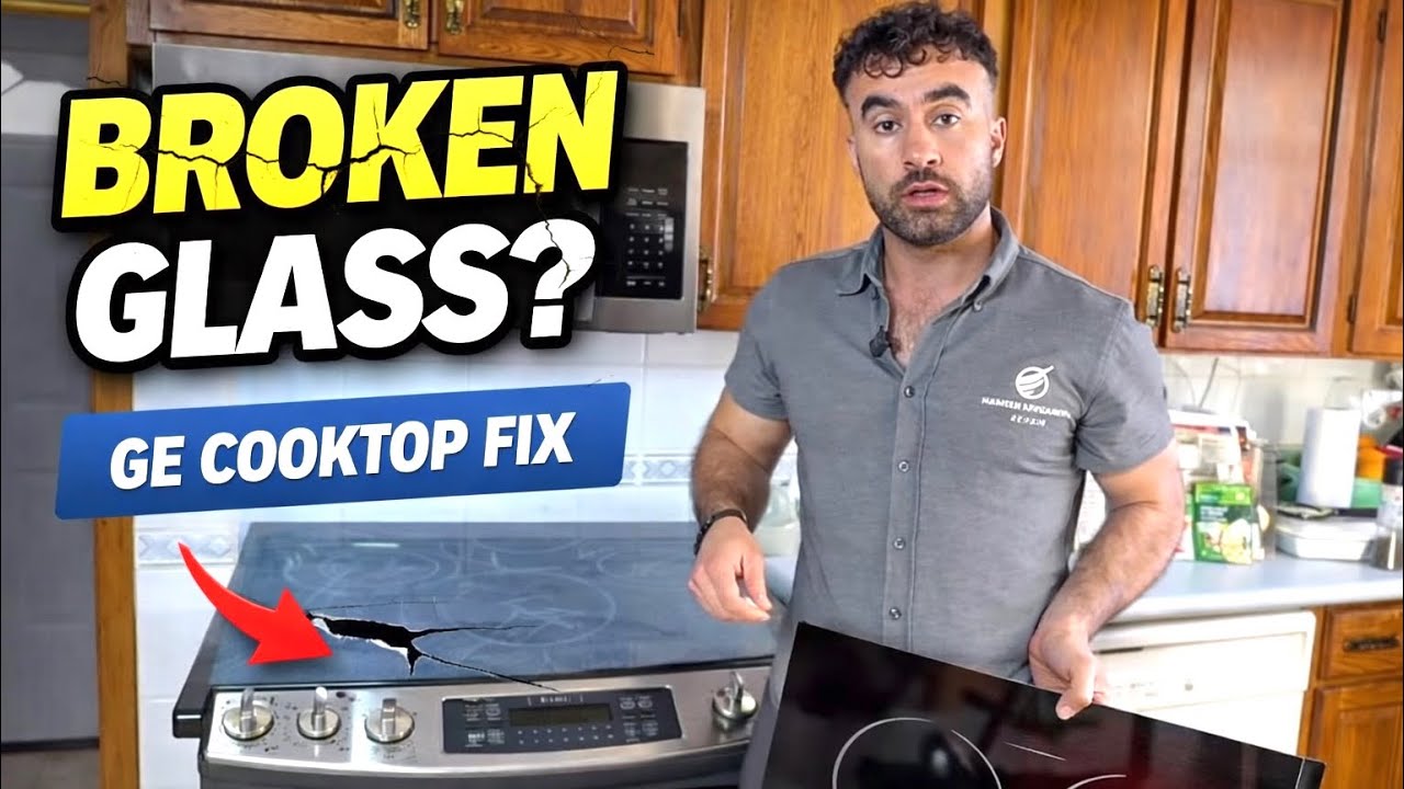 How to Replace GE Stove Top Glass | GE Range Cooktop Glass Replacement | PCS940SF1SS (WS01L12305)