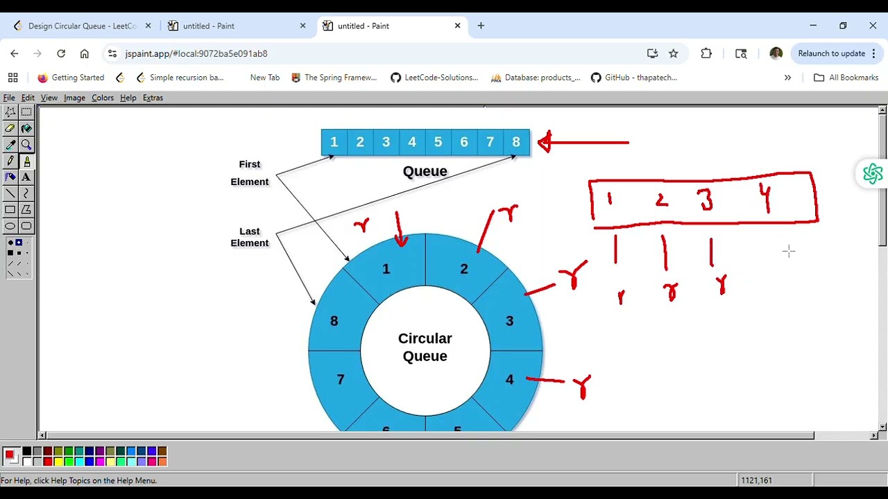 Leetcode 622  Design Circular Queue - Logic Explained In Hindi With Example