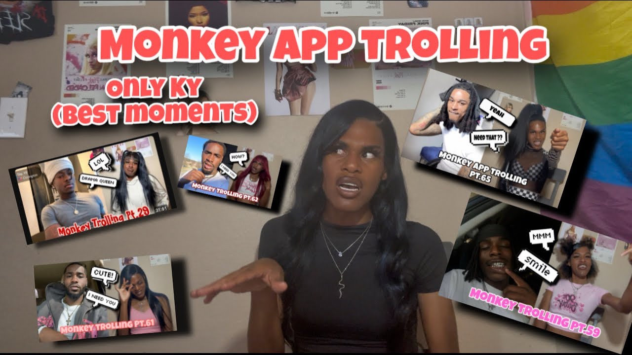 Funny trans girl Trolls DL..?? | Monkey app trolling | (Best Moments )￼