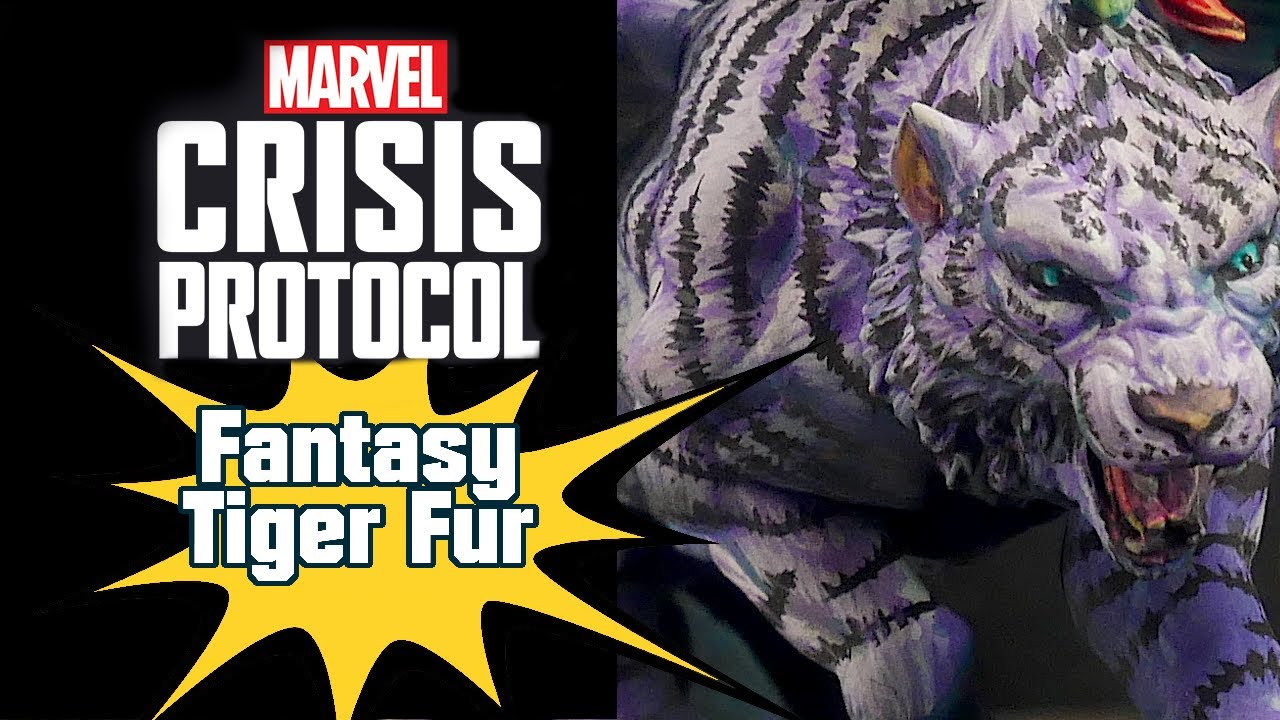 Painting Fantasy Tiger Fur - Malekith - Marvel Crisis Protocol minis
