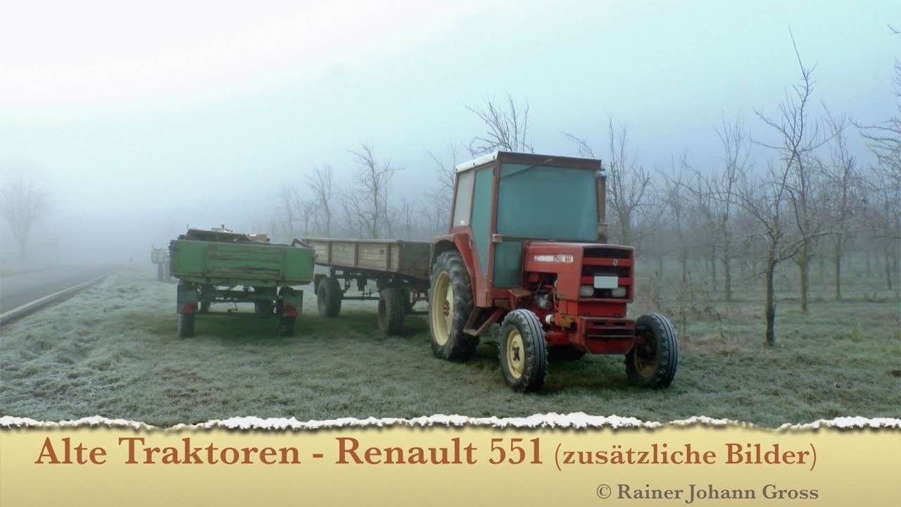 Alte Traktoren - Renault 551 (zusätzliche Bilder)