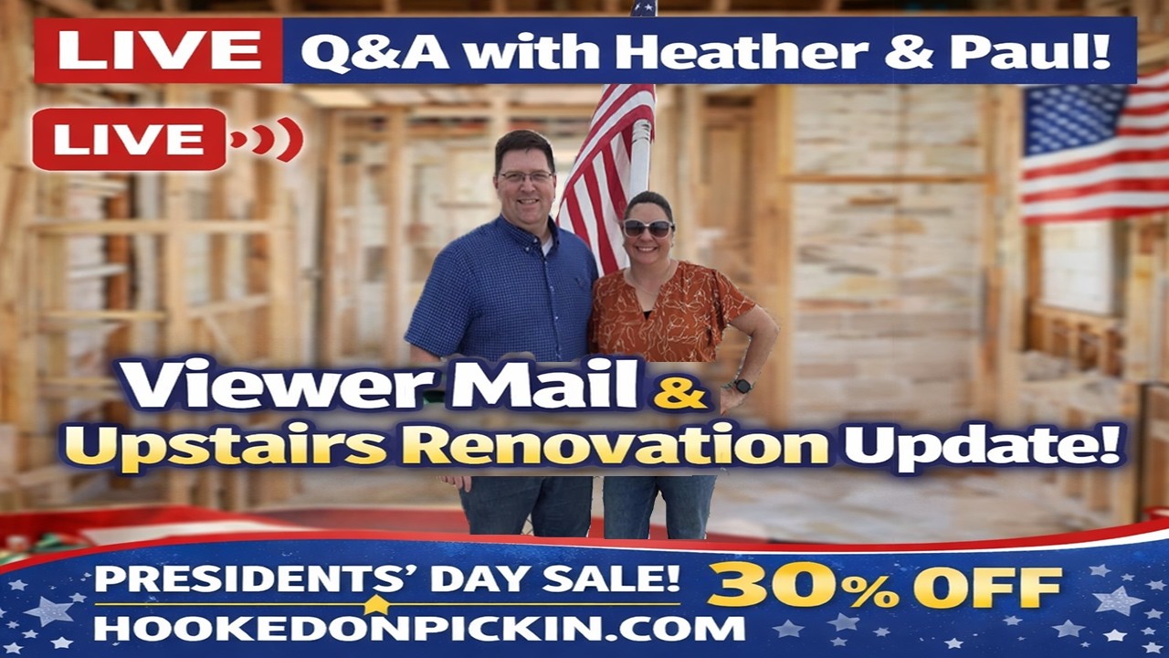 Live Q&A with Heather & Paul - Viewer Mail and Upstairs Renovation Update! 30% off Sale