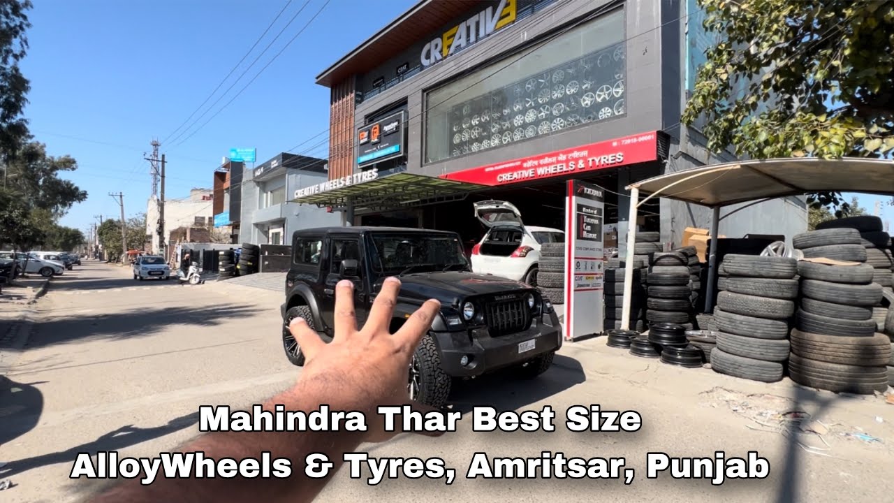 Литые диски лучшего размера | Mahindra Thar | Creative Wheels | Амритсар, Пенджаб