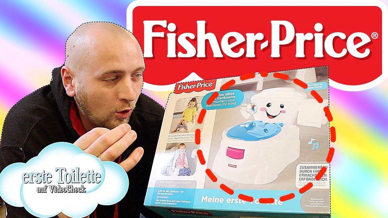 🔴Fisher-Price Meine erste Toilette Töpfchen und Toilettensitz mit Musik