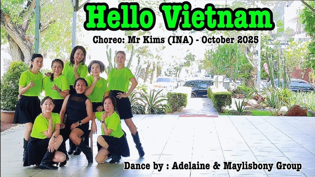 Hello Vietnam - Line Dance - Choreographed by : Mr Kims (INA) - October 2025
