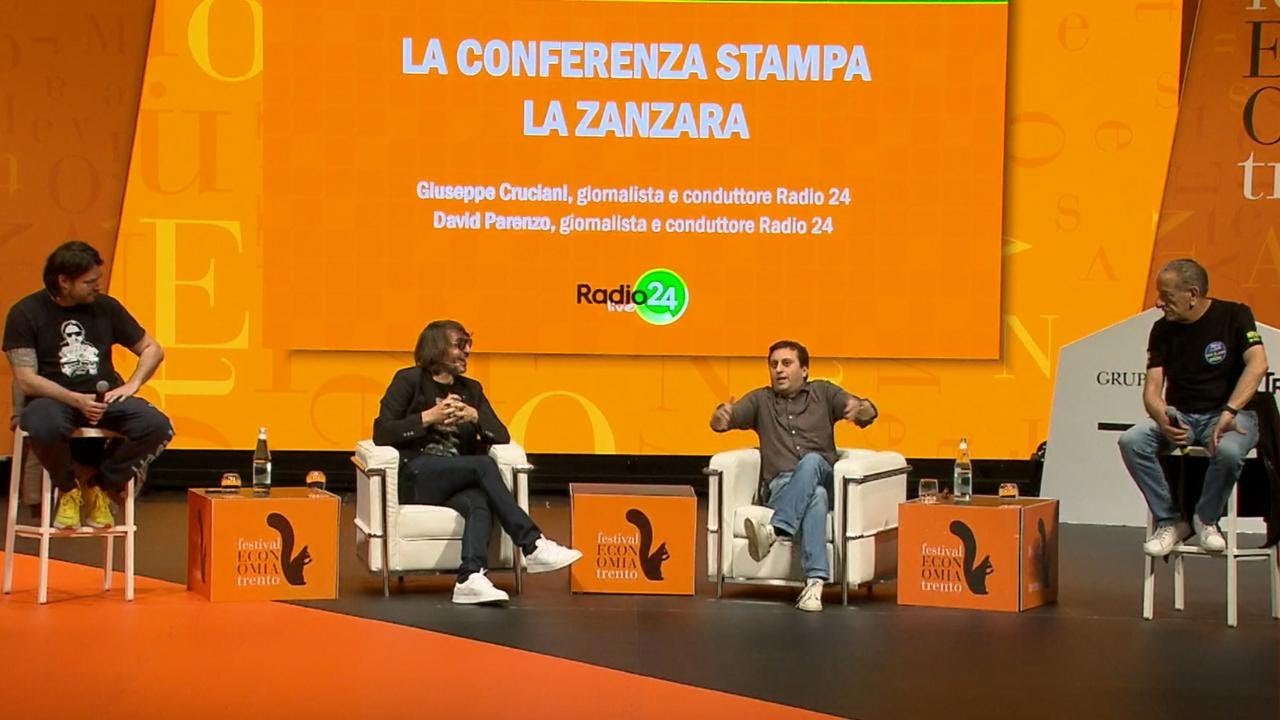 La conferenza stampa de La Zanzara - Festival dell'Economia di Trento 2024