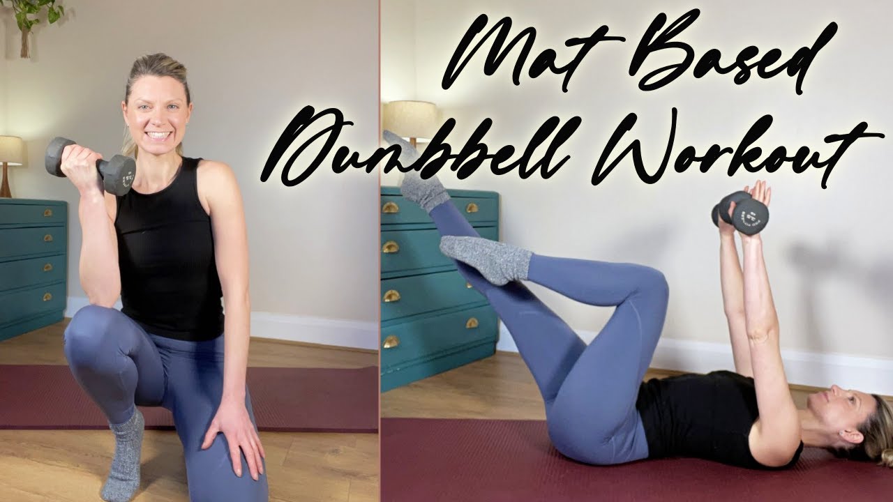 Dumbbell Workout | Mat Based | Pilates Workout