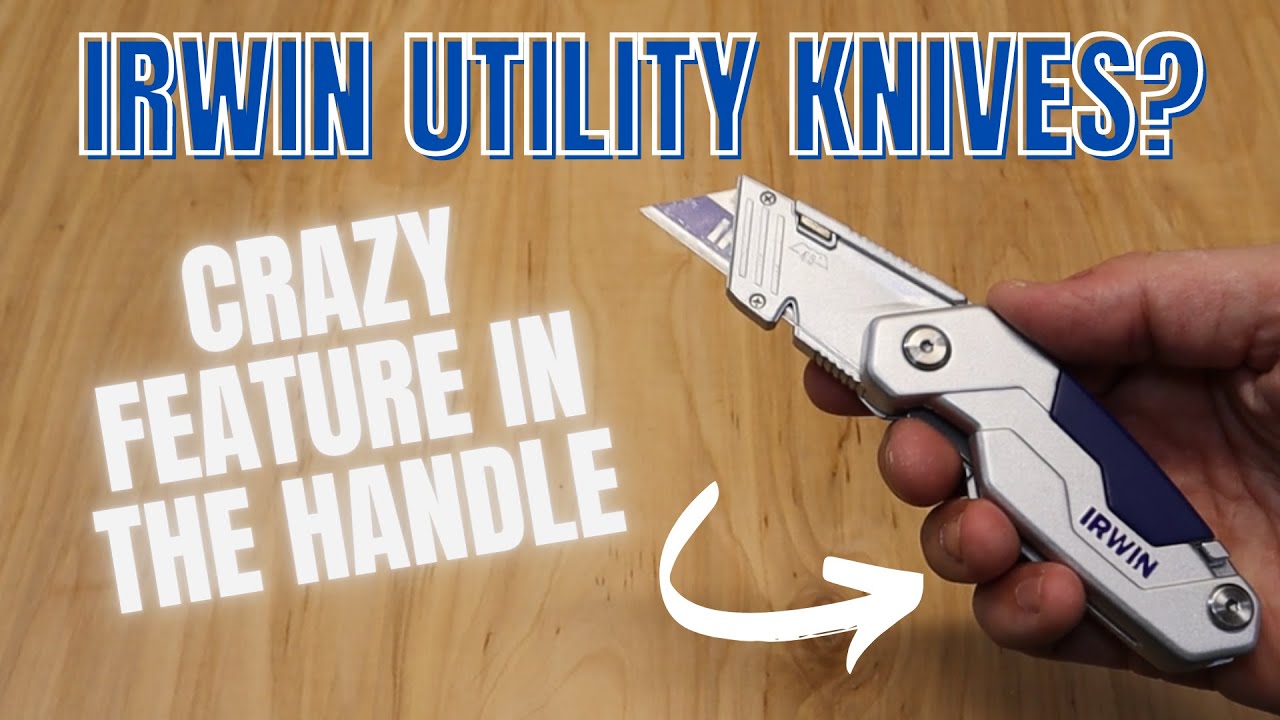 IRWIN UTILITY KNIVES? BEST OR WORST UTILITY KNIFE? - IRWIN FK250 FOLDING UTILITY KNIFE - Review