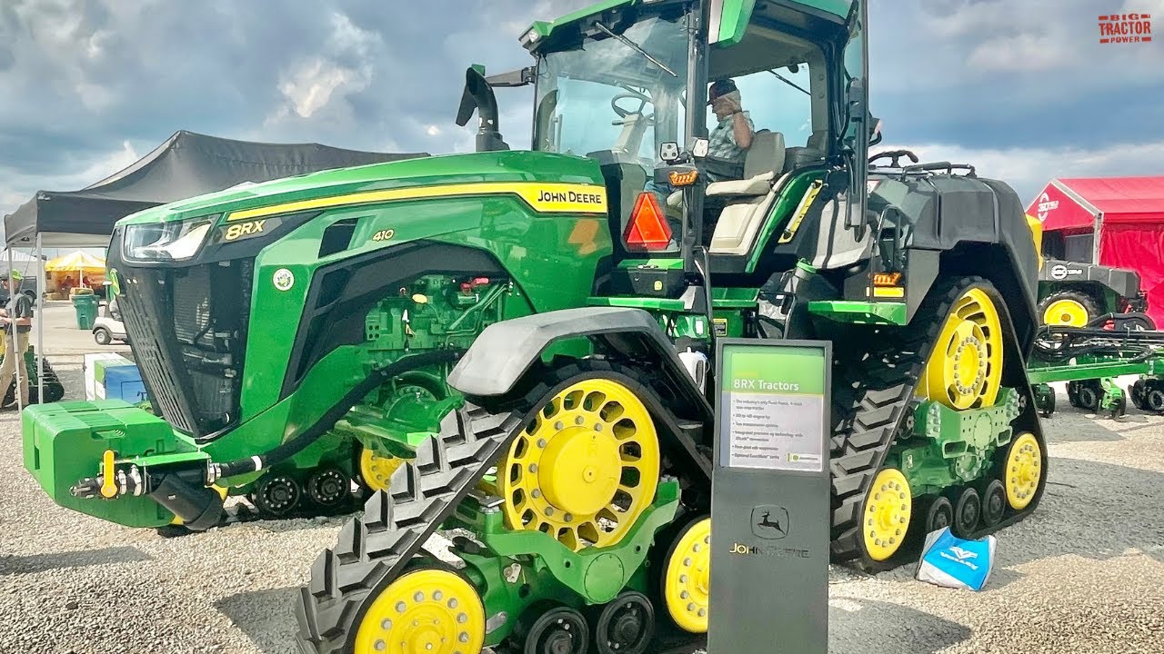 2022 JOHN DEERE 8RX Tractor & 1775NT Corn Planter on Tracks