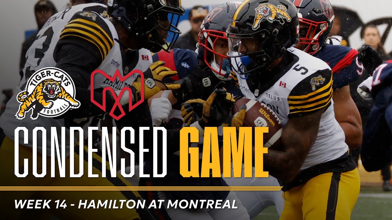 CONDENSED GAME | Hamilton Tiger-Cats vs Montreal Alouettes | Week 14 (06/09/25)