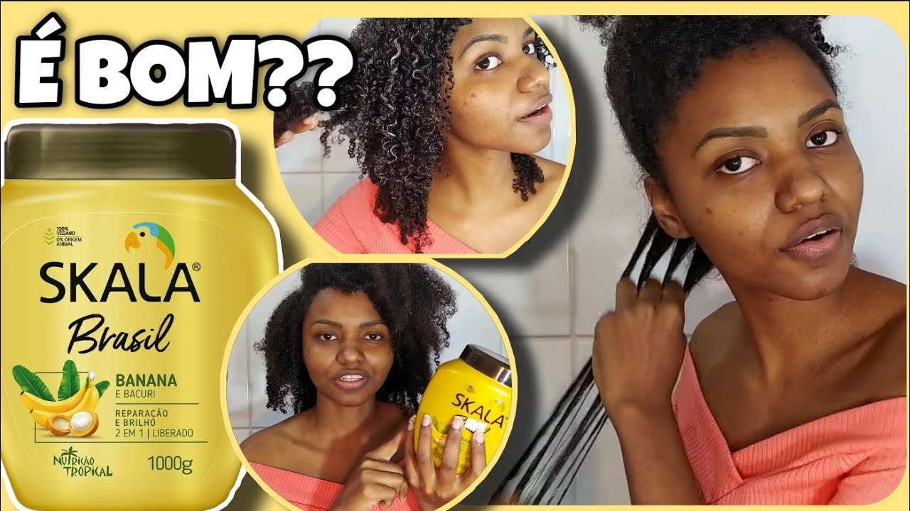 SKALA BANANA E BACURI | RESENHA CABELO CRESPO!!