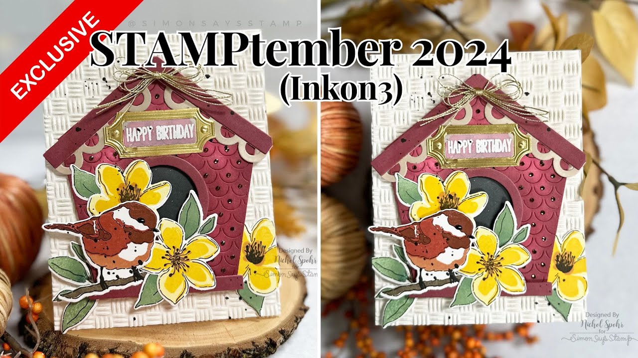 STAMPTEMBER 2024 | Inkon3 Little Chickadee