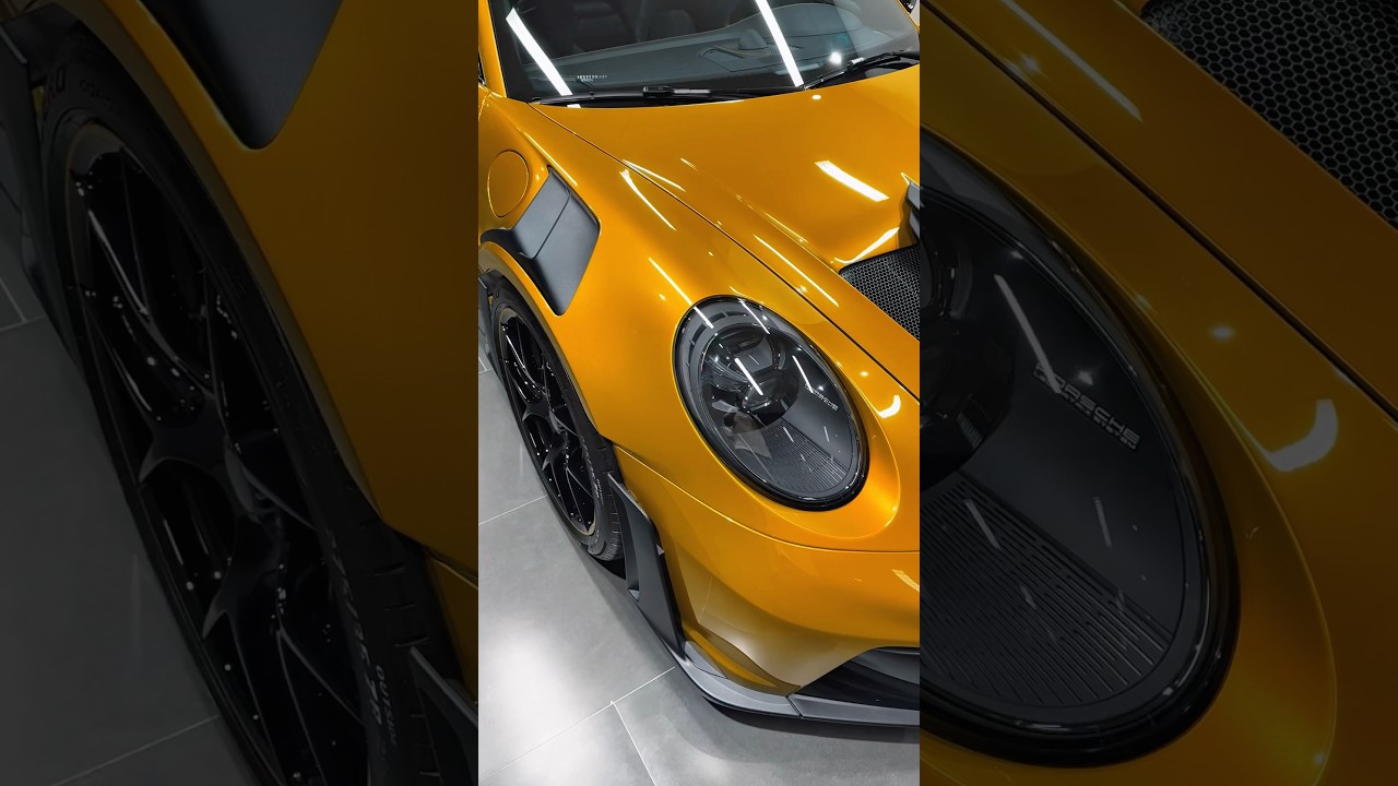 GT3 Rs na cor Chromaflair Explosive Gold   🚘: Porsche GT3 RS Sonderwunsh