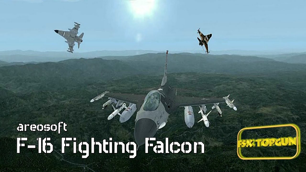 FSX F-16 Fighting Falcon (General Dynamics)- USAF multirole jet fighter aircraft