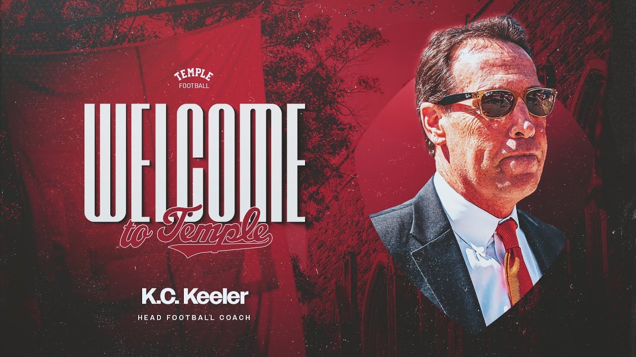 Temple Introduces K.C. Keeler as Head Football Coach