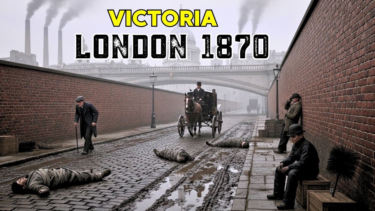 Victorian London Street Life Was Actually Like What? (1870s AI Reconstruction)