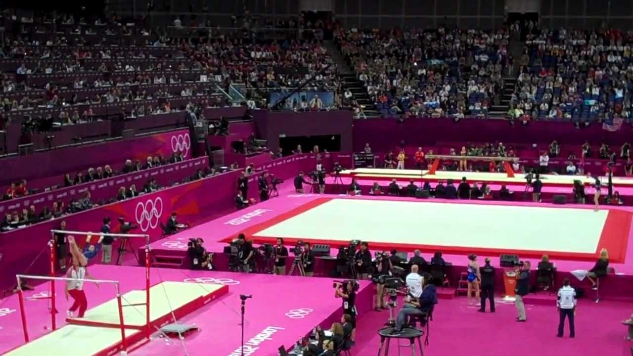 Rebecca Tunney FX & Viktoria Komova UB - Women's AA Final London 2012
