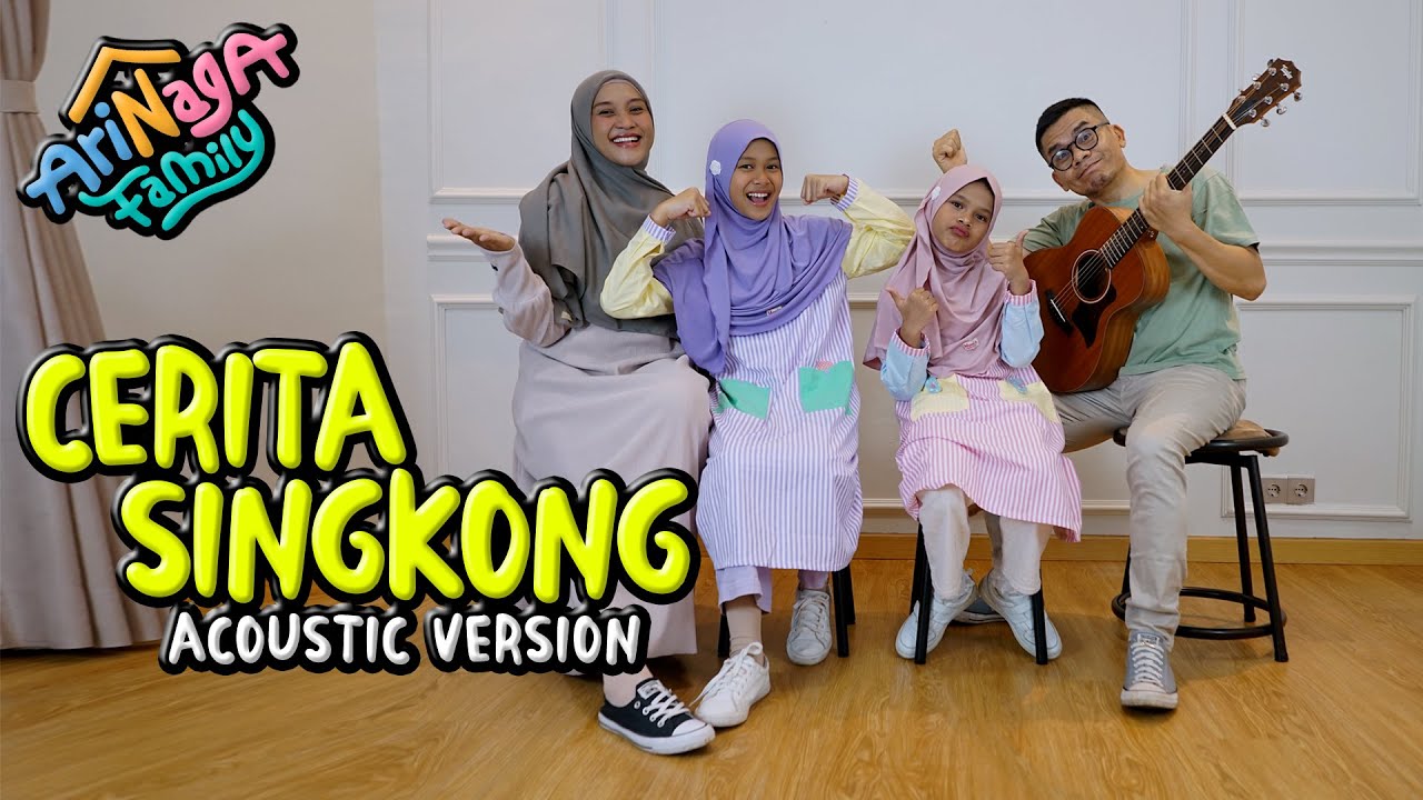 Cerita Singkong (Accoustic Version) - Arinaga Family  #arinagafamily  #laguarinagafamily