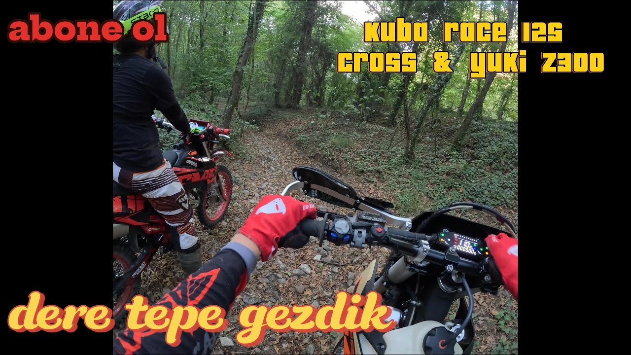 Kuba race 125 cross un sınırlarını zorladık