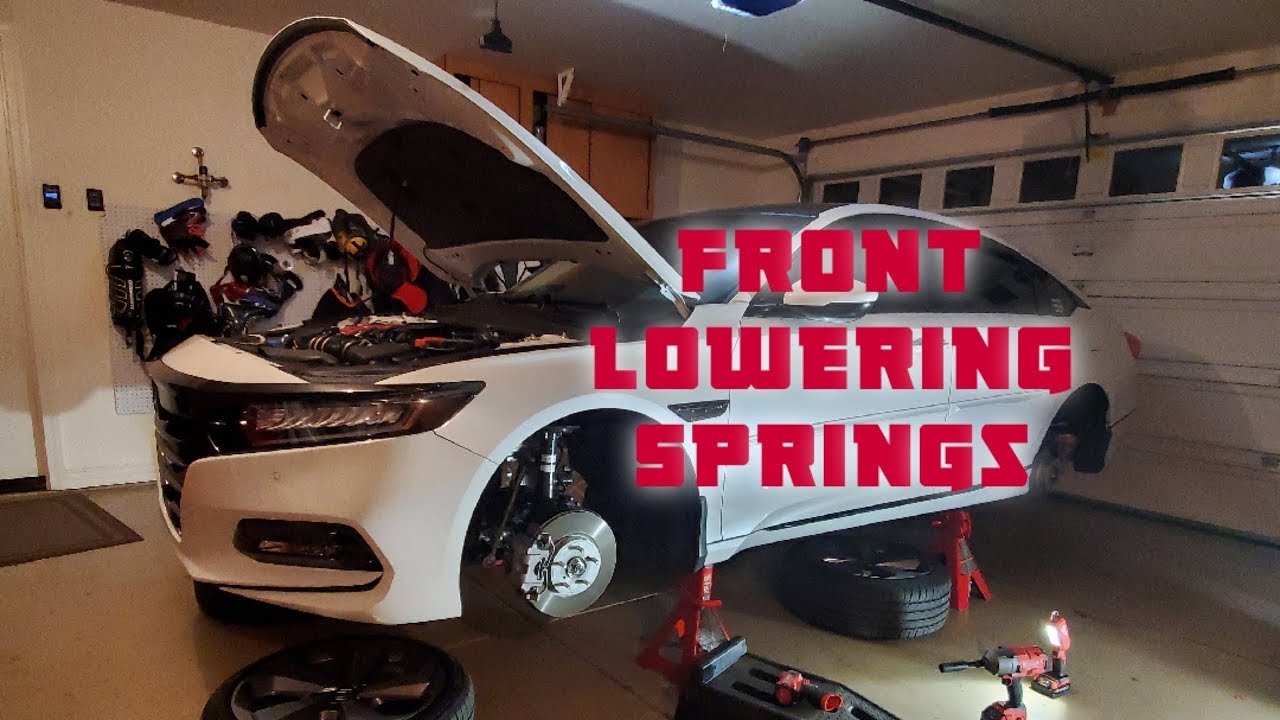 2018+ Accord Front Lower Springs Install