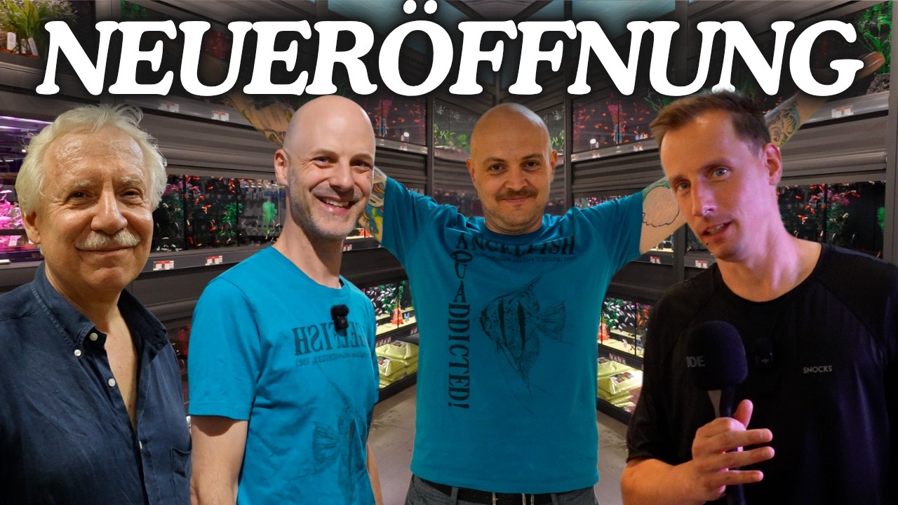 Aquaristik-Highlight bei Fressnapf XXL Eröffnung mit @AQUAddicted!