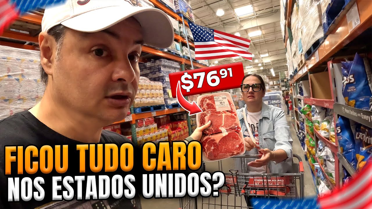 SURREAL ESSES PREÇOS NO COSTCO! O MERCADO QUE TUDO É GIGANTE 🤯