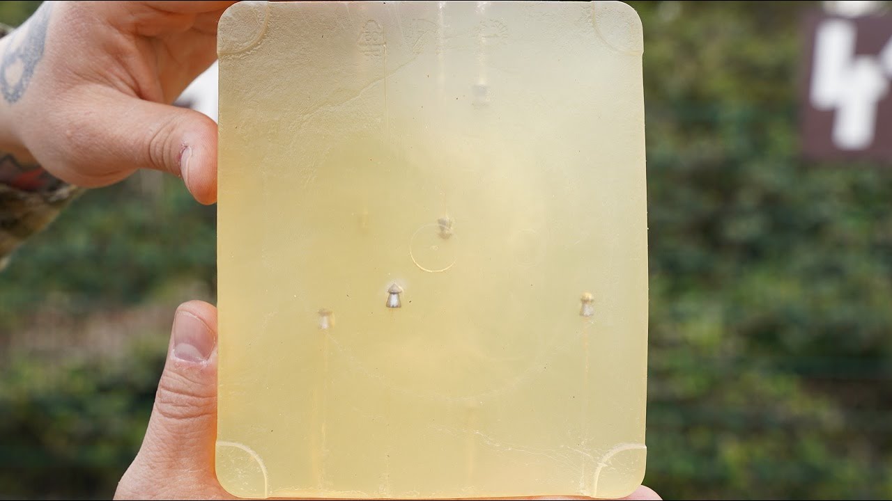 Schusstest verschiedener Diabolos auf ballistischer Gelatine