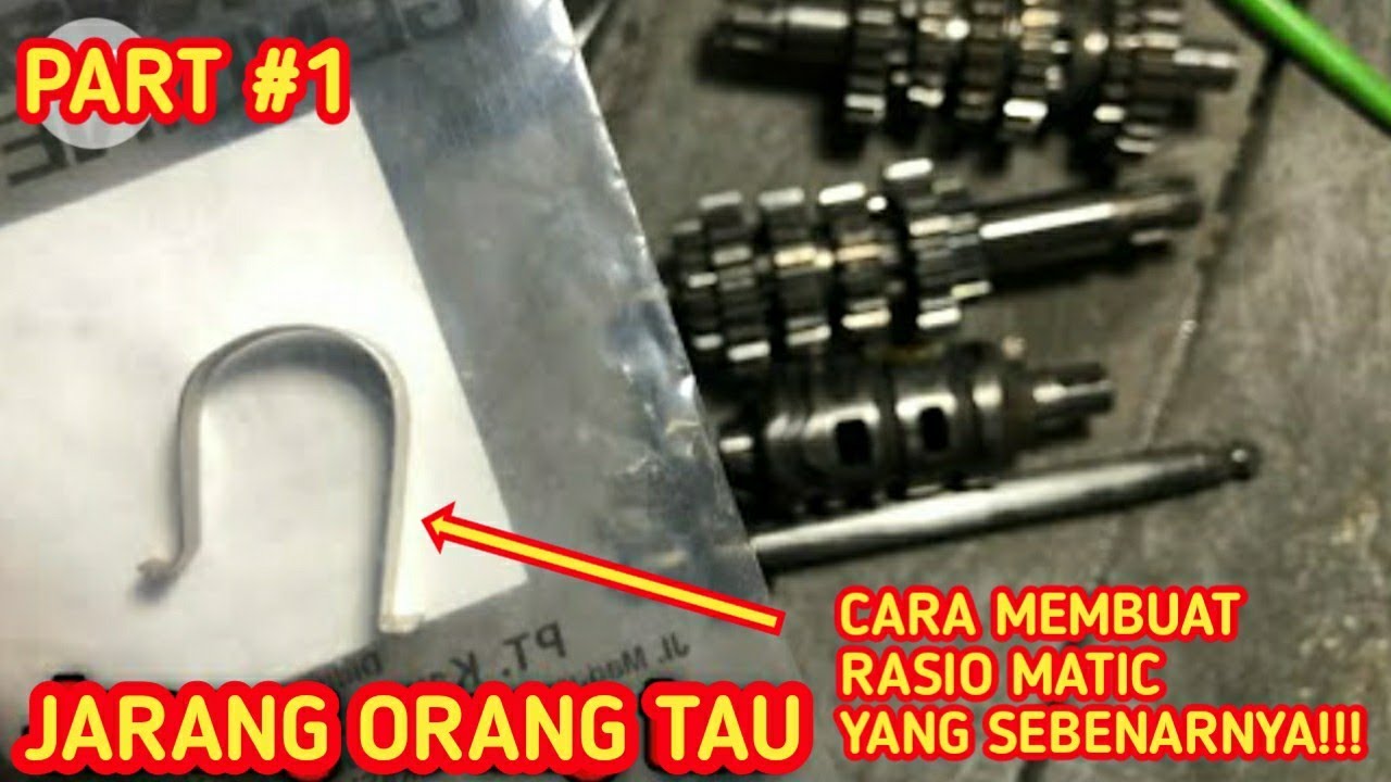 Cara membuat rasio ninja matic | rasio matic #01