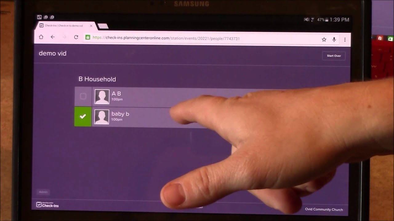 Planning Center Online Check-in setup