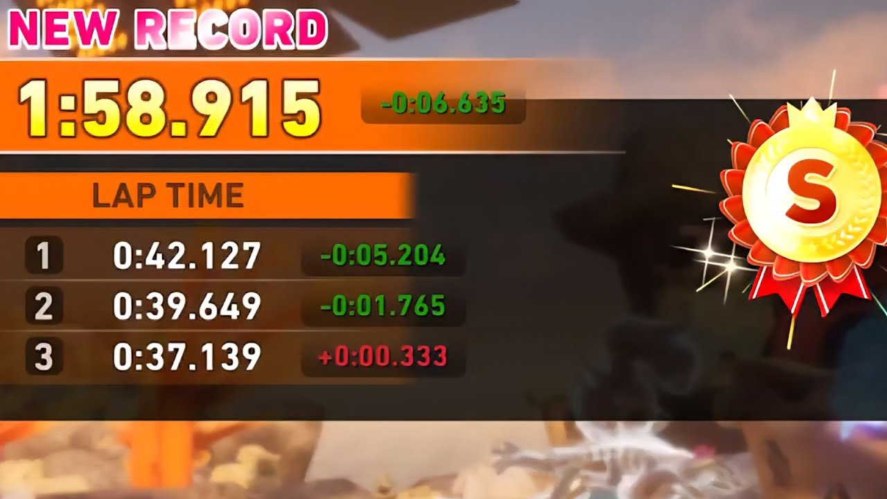 My First Time Trial S Rank In Sonic Racing CrossWorlds!