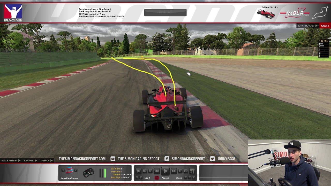 Driving tips around Imola in sim racing | Dallara F3 / iRacing