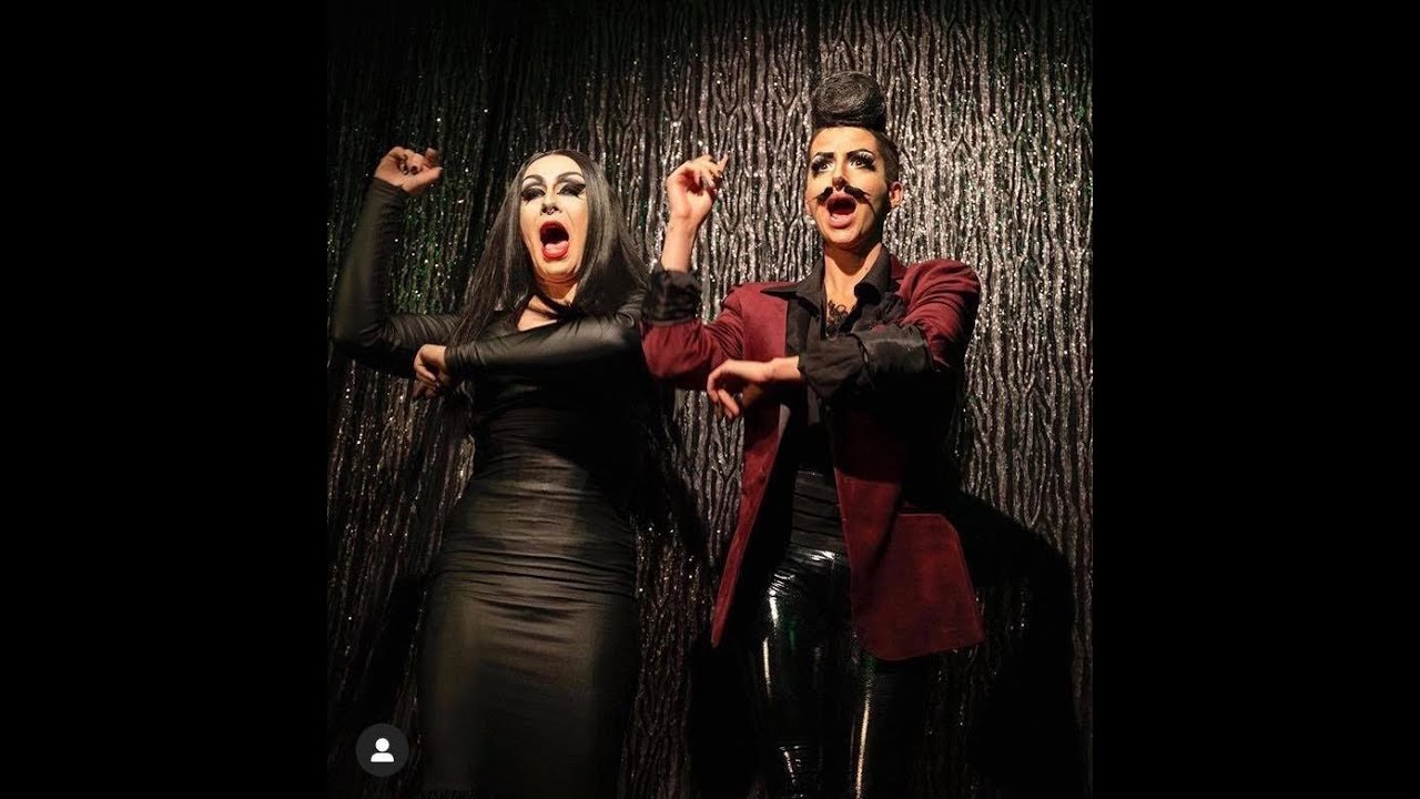 Gomez & Morticia Drag Act // Harlie Lux & Hugo Grrrl