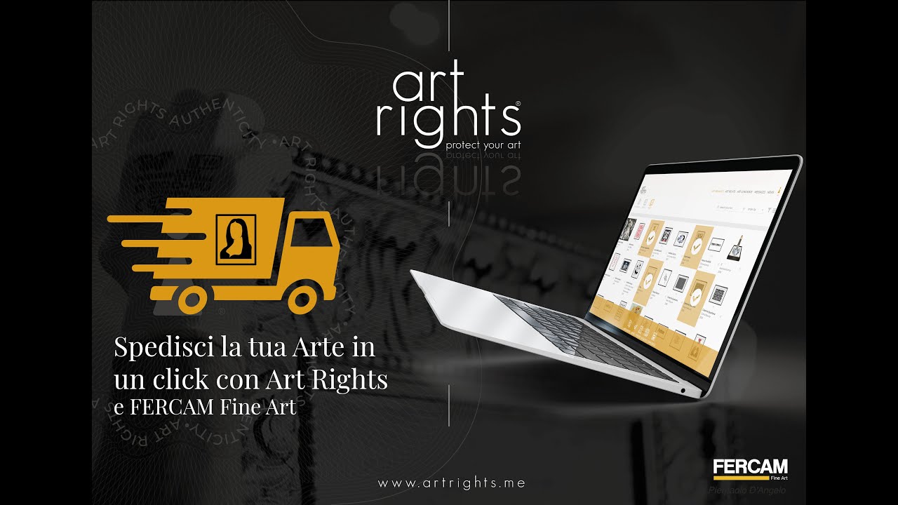 Spedisci la tua Arte in un click con Art Rights e Fercam Fine Art | Andrea CONCAS | ArteCONCAS